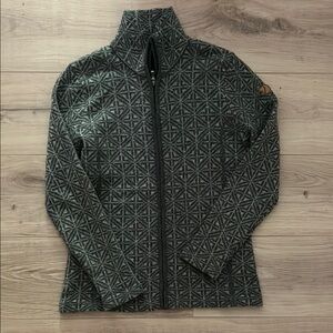 FJALL RAVEN Patterned Zip-Up Jacket